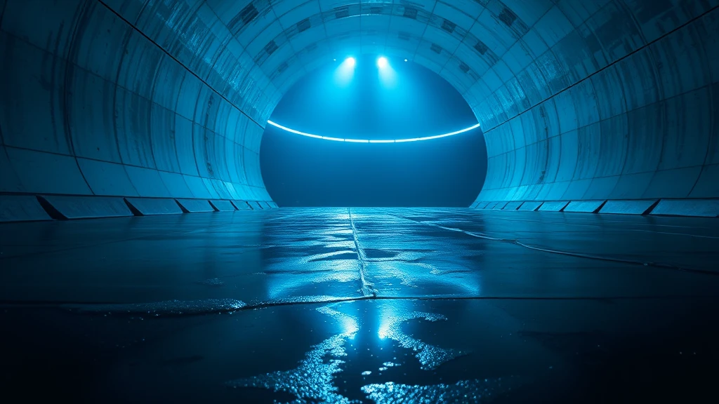 A stadium tunnel with light flooding the exit